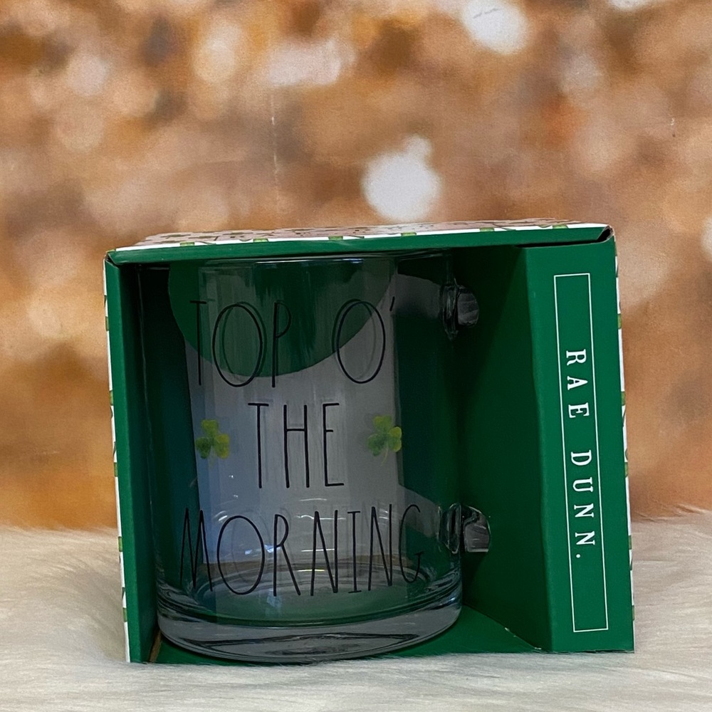 RAE DUNN Enchante St. Patrick’s Day Top O' The Morning Mug